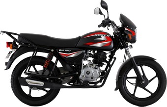 Мотоцикл BAJAJ Boxer 150 UG (черный/красный)