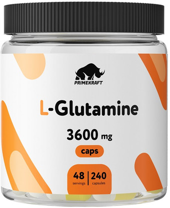 L-глютамин Prime Kraft L-Glutamine (240 капсул)
