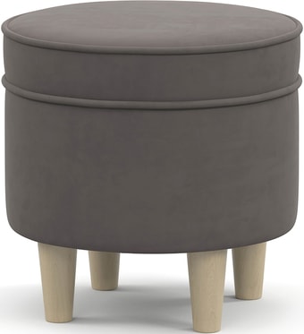 Пуфик Нижегородмебель Лора ТП 331 (ультра стоун серо-коричневый)