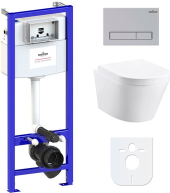 Унитаз Lavinia Boho Biore Compacto Rimless 6 в 1 77040087