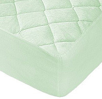 Защитный наматрасник Vegas Protect Cotton S1 120x190 (фисташковый)