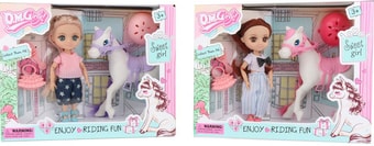 Кукла Qunxing Toys Мия с лошадью 58003