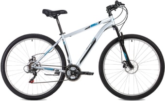Велосипед Foxx Aztec D 27.5 р.20 2021 (серебристый)