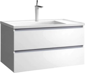 Belux Тумба под умывальник Фаворит НП 100-02 (1, белый глянцевый)