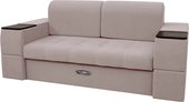Диван Сириус Лидер-4 ППУ 185x110 (Eva 05 велюр светло-бежевый)