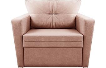 Кресло-кровать Brioli Пино К (рогожка, J11 розовый)