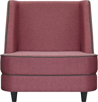 Интерьерное кресло Brioli Рико (рогожка, J10 сиреневый/темные ножки)