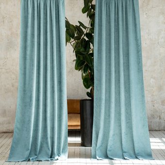 Комплект штор АКВИЛАРИЯ Деко 500x250 (бирюзовый)