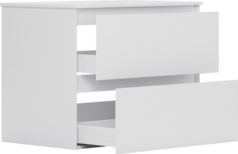 Belux Тумба под умывальник Luna НП 100-02 (18, белый матовый)