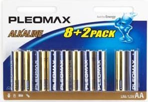 Батарейка Pleomax LR6 BL-8+2 10 шт