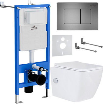 Унитаз подвесной Roxen StounFix Slim 624013