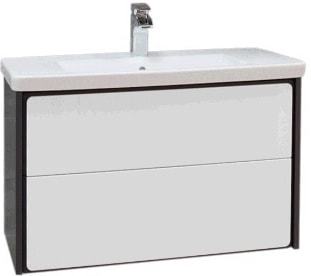 Roca Тумба Ronda 60 ZRU9302963 с умывальником Gap 60 (белый/антрацит)