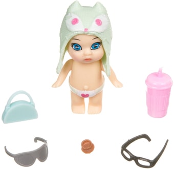 Кукла Bondibon OLY в банане в шапочке-ушанке ВВ3841