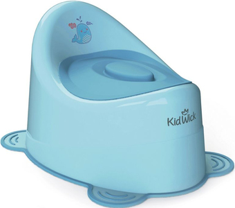 Детский горшок Kidwick Улитка с крышкой KW040204 (голубой)