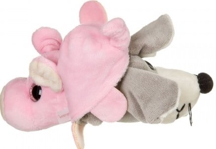 Игрушка-перевертыш Bondibon Милота 2 в 1 Поросенок/Мышь ВВ3971