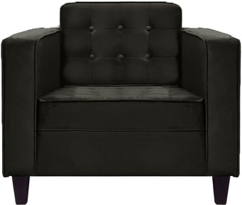 Интерьерное кресло Brioli Вилли (велюр, B17 темно-серый/темные ножки)