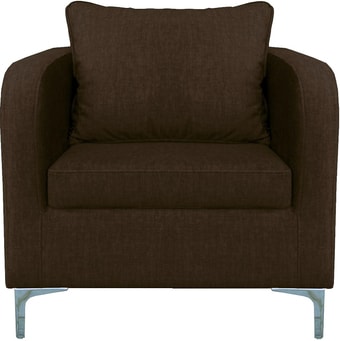 Интерьерное кресло Brioli Терзо (рогожка, J5 коричневый)