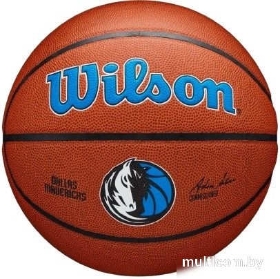 Баскетбольный мяч Wilson Wilson NBA Dallas Mavericks WZ4029307XB7 (7 размер)