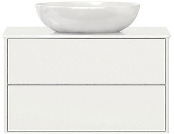 Belux Тумба под умывальник Джаз НП 90-02 (белый глянец)