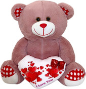 Классическая игрушка Sun&Rain Медведь Алекс 38см (пудра)