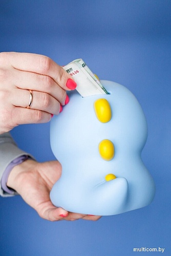 Копилка для денег ILikeGift Smile dino BB2670-3A (синий)