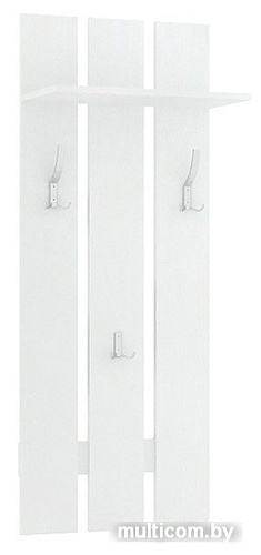 Вешалка для одежды Кортекс-мебель Лара ВП1 (белый)