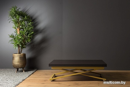 Стол-трансформер Levmar Compact D23/S90 (венге/золото)