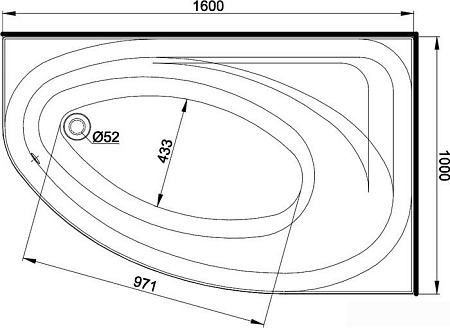 Ванна Kolo Spring 160х100
