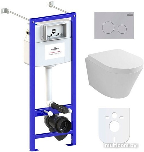 Унитаз Lavinia Boho Relfix Biore Compacto Rimless 6 в 1 77050175