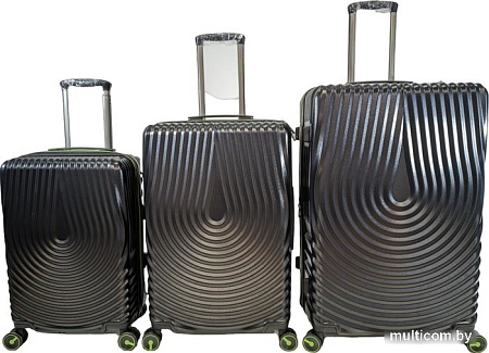 Чемодан-спиннер Mironpan 77062-1 28" (черный)