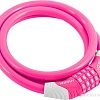 Тросовый велосипедный замок Нора-М №31 (ф12x1500мм, розовый)