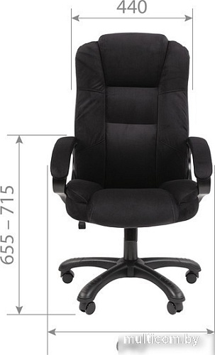 Офисное кресло CHAIRMAN 600 Home (черный)