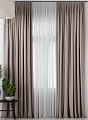 Комплект штор и гардин Pasionaria Блэкаут 340x230 (3 шт, бежевый)