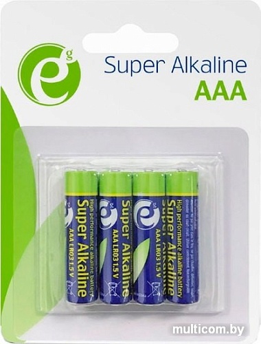 Батарейки EnerGenie Super Alkaline AAA 4 шт. EG-BA-AAA4-01
