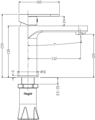 Смеситель Raglo R50.10.09