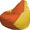 Кресло-мешок Flagman Груша Макси Г2.1-219 (желтый/оранжевый)