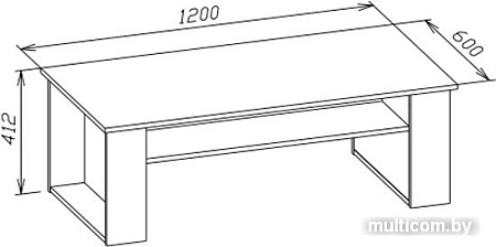 Журнальный столик Сокол СЖ-8 (дуб делано)