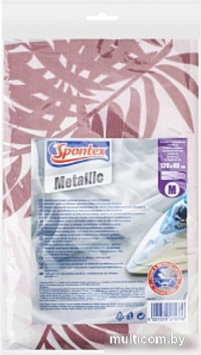 Чехол для гладильной доски Spontex Metallic 97021581 (M, листья)