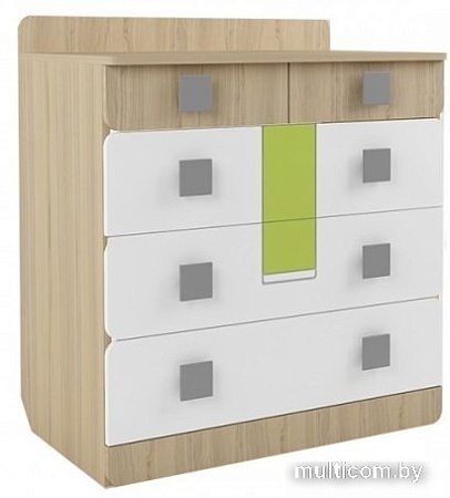 Комод Аквилон Стиль №9.1 (туя светлая-лайм)