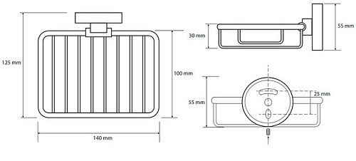 Мыльница Bemeta Omega 104108162