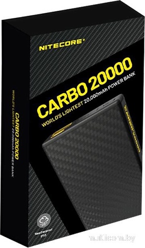 Внешний аккумулятор Nitecore CARBO 20000