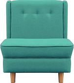 Интерьерное кресло Brioli Диди (рогожка, J14 голубой/светлые ножки)