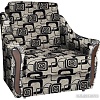Кресло-кровать Асмана Виктория (рогожка кубики коричневые)