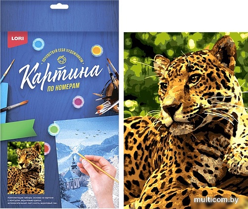 Картина по номерам Lori Ягуар Кпн-107