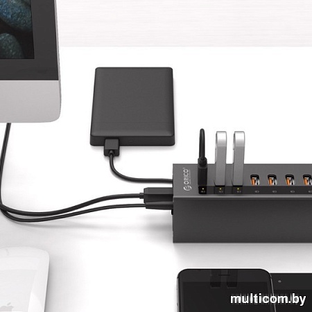 USB-хаб Orico A3H7-BK