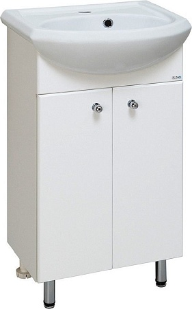 Runo Тумба с умывальником Runo Уют 45 + Уют 45 (напольная)