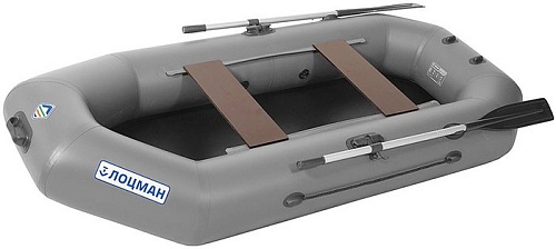 Моторно-гребная лодка Лоцман Стандарт 280 (серый)
