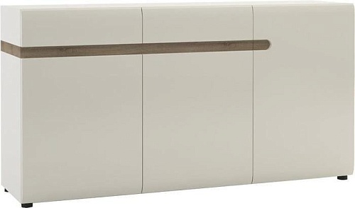 Комод Anrex Linate 3D-2S / TYP 40 (белый/сонома трюфель)