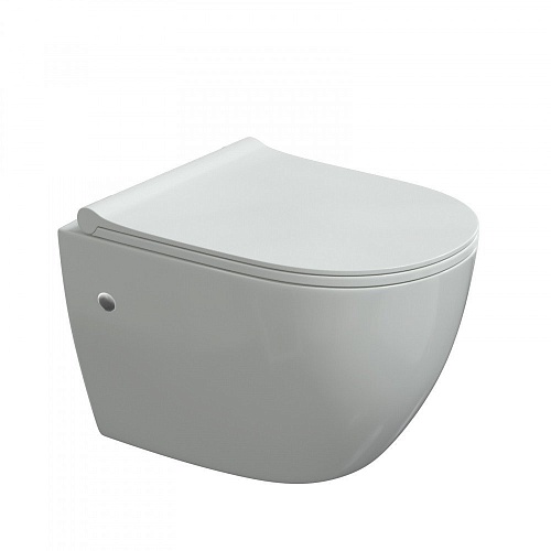 Унитаз подвесной Berges Wasserhaus Atom Line 410 042447 (с кнопкой)