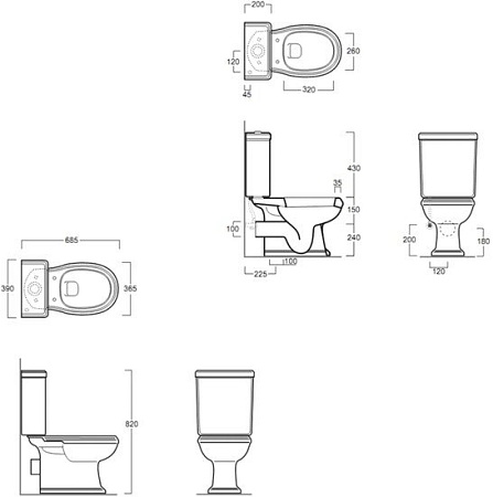 Унитаз Simas Arcade [AR831]